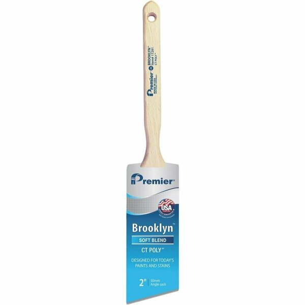 Cool Kitchen 2 in. Brooklyn Angle Sash CT Poly Brush CO3847094